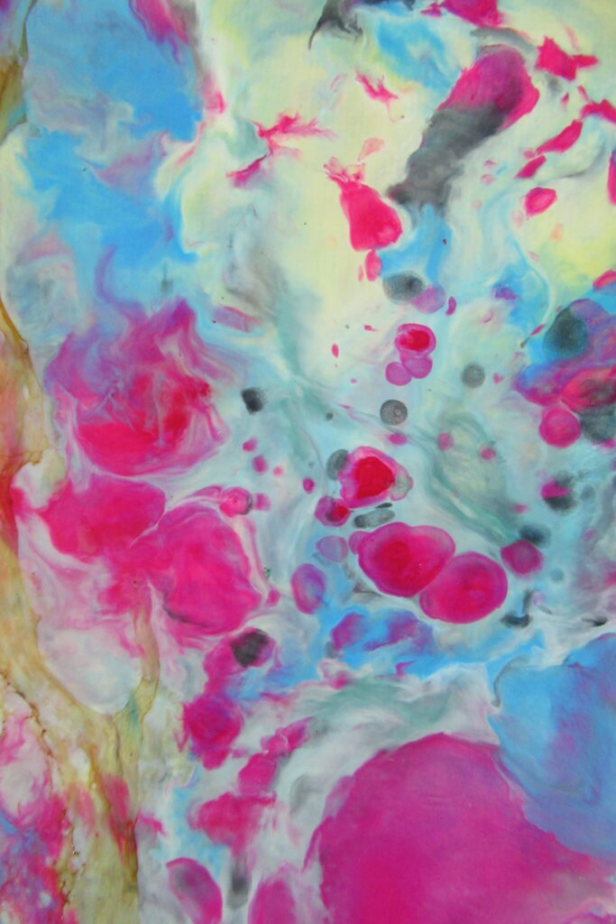 Hessergée, encaustique sur carton