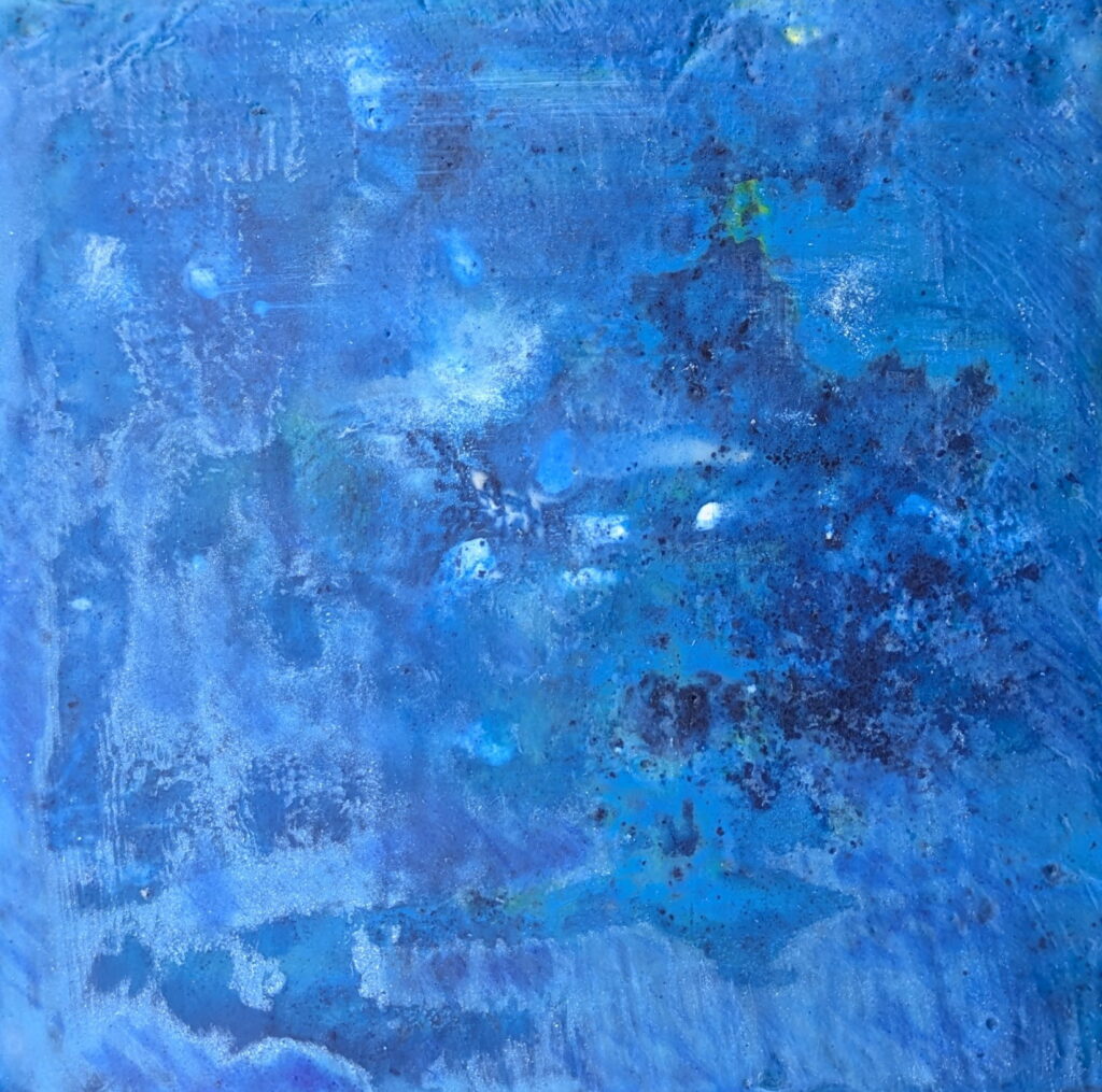 Hessergée, encaustique sur carton