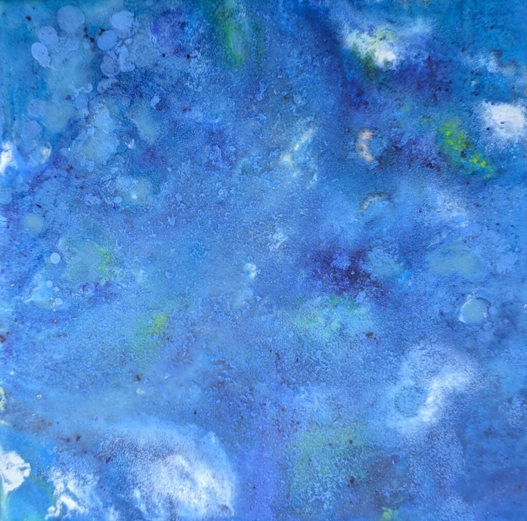 Hessergée, encaustique sur carton