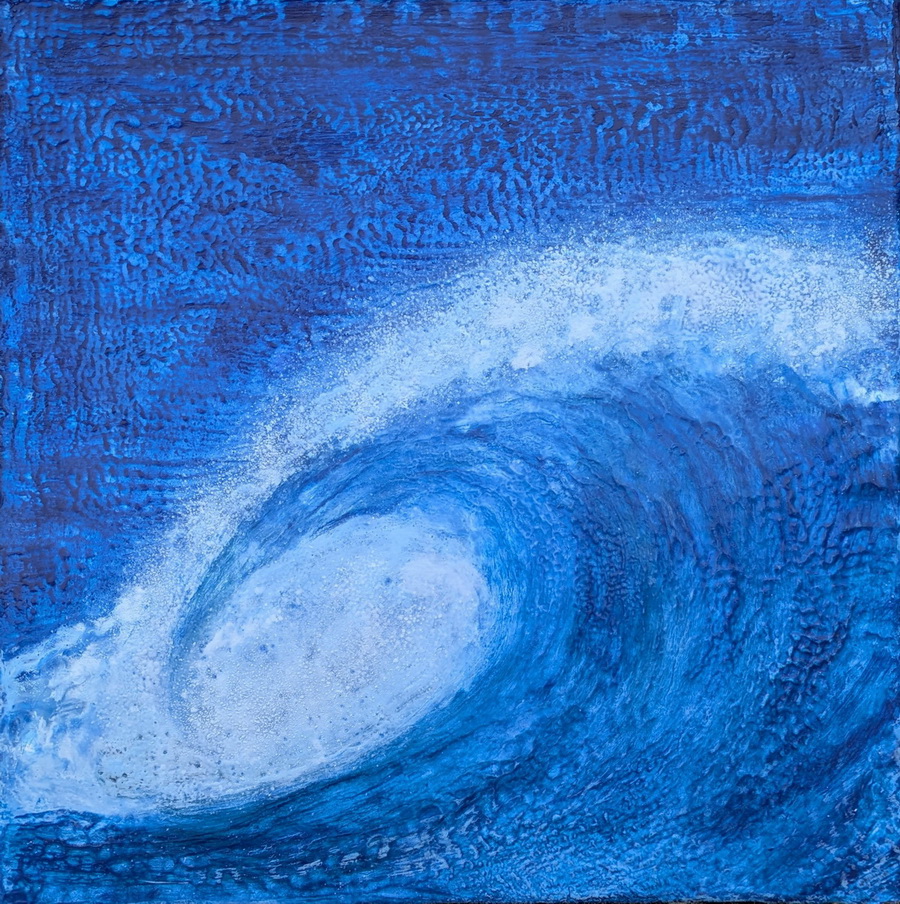 _encaustic_Wave in La Faute-sur-Mer