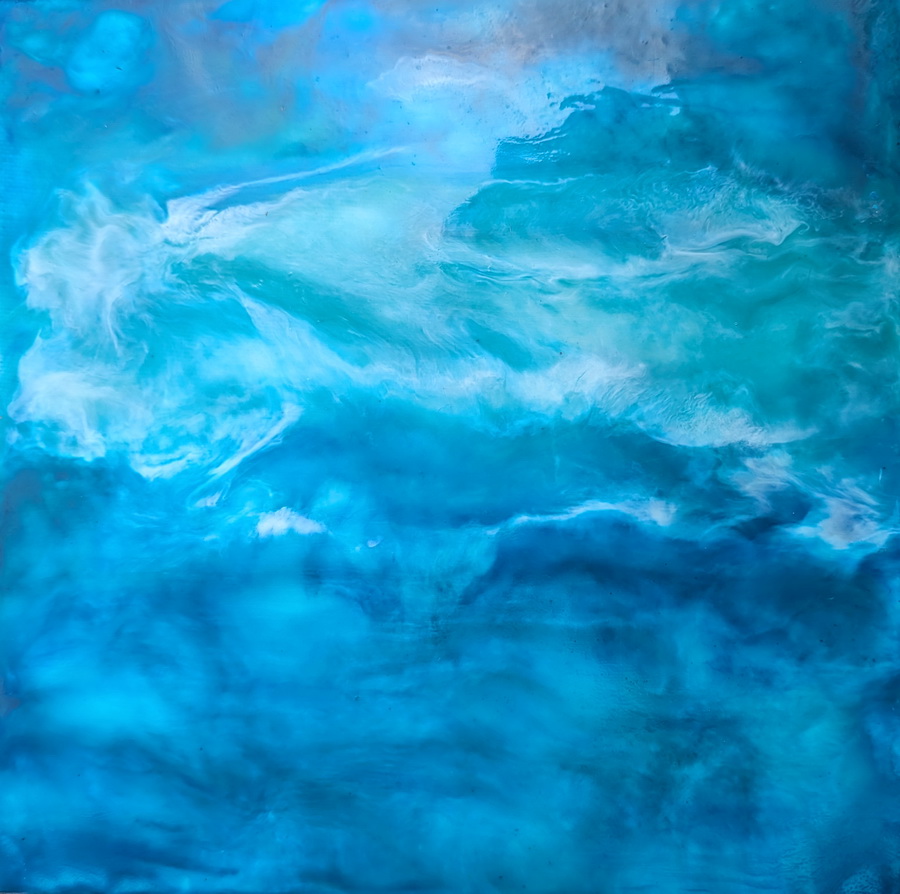 Eclat marin hessergée encaustique